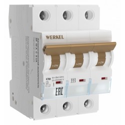 Автоматический выключатель 3P Werkel Автоматические выключатели W903P106
