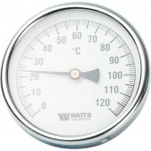 Термометр биметаллический Watts F+R801(T) с погружной гильзой 100 мм