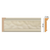 Плинтус потолочный DECOMASTER D216-61 (60*17*2400мм)