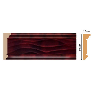 Плинтус потолочный DECOMASTER D219-62 (60*17*2400мм)