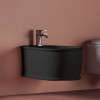 Artceram Atelier Биде подвесное 52х37см, с 1 отв под смеситель, цвет: черный матовый. ATB001 17 00 *1
