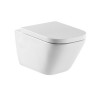 Roca The Gap Square Унитаз подвесной 35x54см, безободковый, цвет: белый. 7.3464.7.L00.0