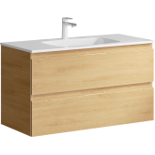 AQ ACC0110DZ Accent Тумба под умывальник, Дуб золотой, 968х454х558 мм ACC0110DZ