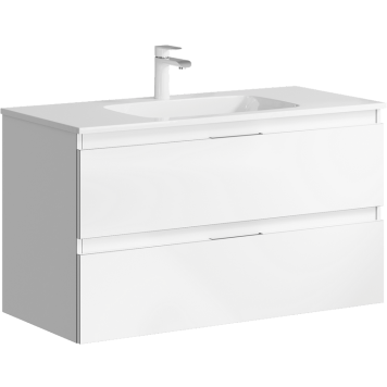 AQ ACC0110W Accent Тумба под умывальник, Белый, 968х454х558 мм ACC0110W