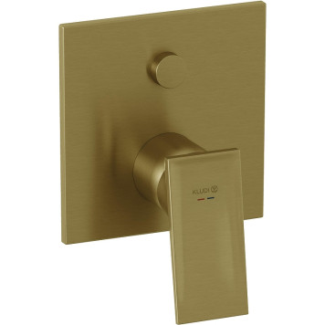 KLUDI 54759N075 DECUS Встраиваемый смеситель для ванны и душа, KLUDI-SLIM.BOXX 88022, брашированное 54759N075