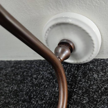 Devon Devon Dorothy Вешалка-крючок подвесной, цвет: состаренная медь/белый-5