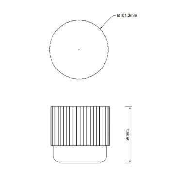 Decor Walther OF.LINE DMD M Коробка универсальная, цвет: Champagner/Dune. 0671445-1