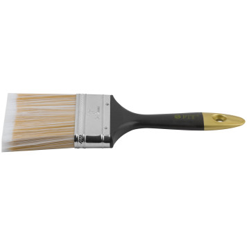 Кисть флейцевая Лайн, искусственная щетина, пластиковая ручка 3 (75 мм)-3