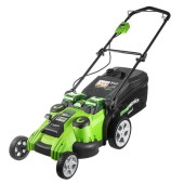 Газонокосилка аккумуляторная Greenworks G40LM49DBK4 (АКБ 4 А.ч; ЗУ)