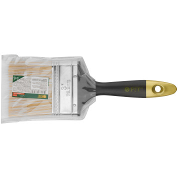 Кисть флейцевая Лайн, искусственная щетина, пластиковая ручка 3 (75 мм)-2