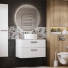 Roca Luna Зеркало круглое 60см, с LED-подсветкой по периметру, с сенсорным выключателем с диммером. Z.RU93.0.755.7