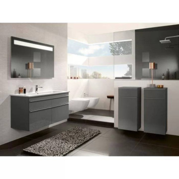 VilleroyBoch Venticello Биде подвесное 37.5х56х28.5см., 1 отв., цвет: альпийский белый. 44110001-9