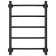 Стилье Версия-Н2 Полотенцесушитель водяной 40x60h, цвет черный 17622-6040