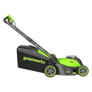 Газонокосилка аккумуляторная Greenworks GD40LM411, 40V ( без АКБ и ЗУ)-2