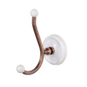 DevonDevon Dorothy Вешалка-крючок подвесной, цвет: состаренная медь/белый. DOR413RAME