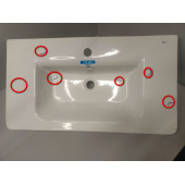 SaleRoca327470000 The Gap Раковина накладная 800х440х165(40) мм, с отв. под смес., с отв. перел. Sale327470000_1092