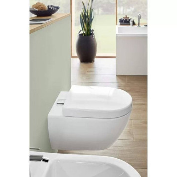 VilleroyBoch Subway 2.0 Биде подвесное 37.5х56.5х28см., 1 отв., цвет: альпийский белый. 54000001-11