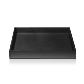 Decor Walther Brownie Tab Q Лоток универсальный 28x28см, настольный, цвет: черная кожа. 0932460