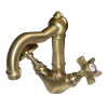 Nicolazzi Dames Anglaises Смеситель для раковины, 1 отв., с донным клапаном, цвет: Bronze Plated. 1432BZ18
