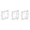 Roca The Gap Original Зеркальный шкаф 80x12.9x85см, с LED-светильником, блоком с розеткой, цвет: белый матовый. Z.RU93.0.275.0