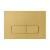 TECEspring S Панель смыва для унитаза, нерж. сталь, с покрытием против отпечатков пальцев, цвет: gold PVD. S240511