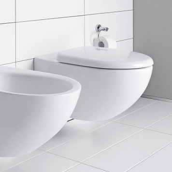 Duravit D-Neo Унитаз подвесной 37x54 см, безободковый, в комплекте с сиденьем 0021690000, цвет: белый-3