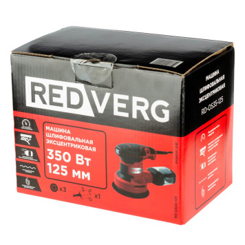 Машина плоско-шлифовальная эксцентриковая REDVERG RD-OS35-125-8