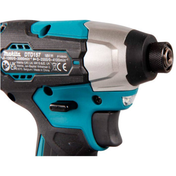 Шуруповерт аккумуляторный ударный Makita DTD157Z (без акк, без з/у)-9