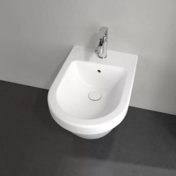 VilleroyBoch Architectura Биде подвесное 37х53х26.5см., 1 отв., цвет: альпийский белый. 54840001-6