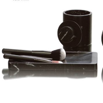 Bertocci Carrarino Лоток вогнутый настольный 24х2х12см., цвет: черный мрамор. 124 4405 0000