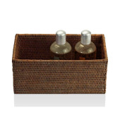 Decor Walther Basket UTB Универсальная коробка 16x31x13см, настольная, цвет: ротанг темный. 0922792