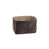 ADJ Корзинка Mini Bottega, 12x19xH13 см., цвет: шоколад/капучино. 1012.06/04 ADJ Корзинка Mini Bottega, 12x19xH13 см., цвет: шоколад/капучино. 1012.06/04