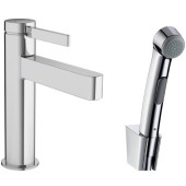 Hansgrohe Finoris Смеситель для раковины, 1 отв., с набором для биде и со шлангом 160см., цвет: хром. 76210000