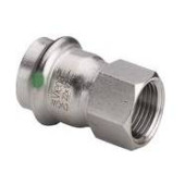 Переход BP 22 х 1/2, Viega, Sanpress Inox, с SC-Contur, нержавеющая сталь, модель 2312 Переход BP 22 х 1/2, Viega, Sanpress Inox, с SC-Contur, нержавеющая сталь, модель 2312