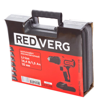 Шуруповерт аккумуляторный REDVERG RD-SD14L/2A-9