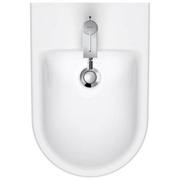 Duravit D-Neo Биде подвесное 37x54см., с переливом, 1 отв., цвет: белый. 2295150000-4