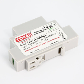Блок питания TVP Electronics 12W/12-24V/DIN-1