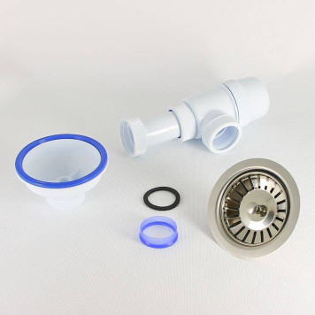 Сифон Wirquin Элит 11/2 х 40 мм нерж. чашка D114 мм-2