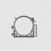 Клипса Flexag PS75-G, универсальная, цвет - серый Клипса Flexag PS75-G, универсальная, цвет - серый