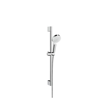 Hansgrohe Crometta Vario Unica Душевой набор: штанга 650mm, ручной душ, 2jet (Rain, IntenseRain), шланг, цвет: белый/хром. 26532400