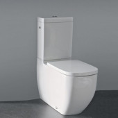 Laufen Palomba Унитаз моноблок 70x36x46см, безободковый, выпуск универсальный, подвод воды сзади, цвет: белый. 8.2880.1.000.871.1,  8.2480.1.000.000.1