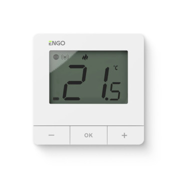 Умный терморегулятор ZigBee/868 МГц, 2хАА, белый