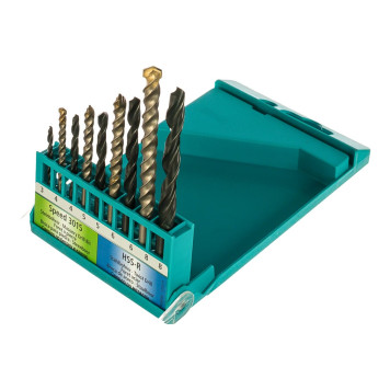 Набор комбинированный универсальный Heller: HSS по металлу ф 3/4/5/6/8, камень Ø 4/5/6/8 (9 пр)-2