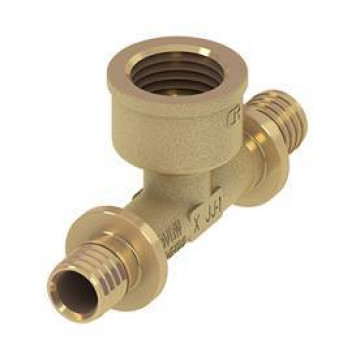 TECEspring AX, Тройник 90* с внутренней резьбой, 32 х 1/2 х 32, латунь