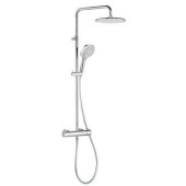 Kludi 67 092 0500 Freshline Душевая система для душа, c терм., Ø250/140 мм, 1/3 режима 670920500