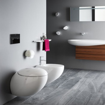 Laufen Alessi One Биде подвесное 58.5x39x35.5см, с 1 отв. под смеситель, с покр. LLC, цвет: белый-2