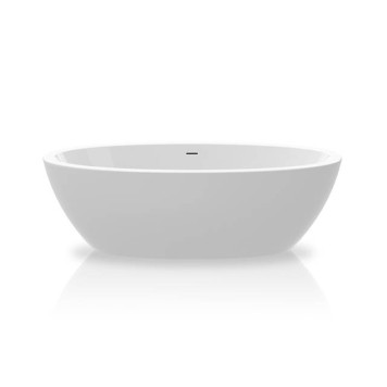 Knief Loom Ванна 190x95x60см., отдельностоящая, с щелевым переливом, цвет: белый-1