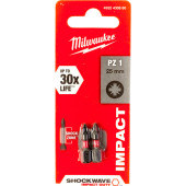 Бита Milwaukee SHOCKWAVE PZ1х25 (2шт.)(860)
