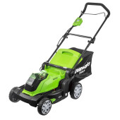 Газонокосилка аккумуляторная Greenworks G40LM41K4 АКБ G-MAX (АКБ 4 А.ч; ЗУ)