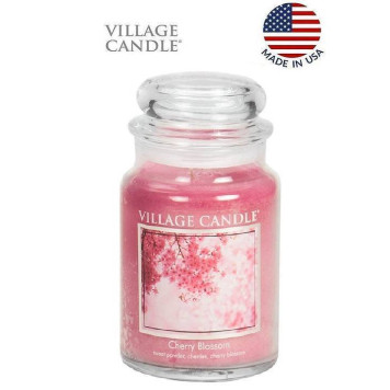 Декоративная свеча Village Candle Цветущая вишня (602 грамма)-1